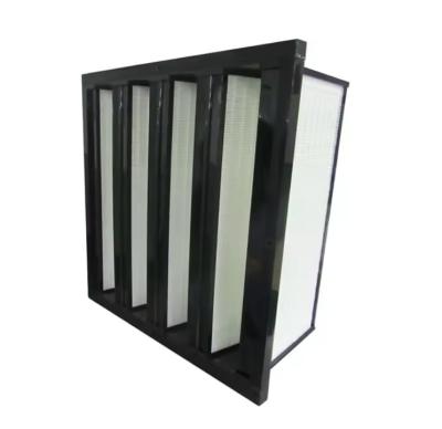 China 592 X 592x 292mm Compact Air Filters F7 F8 H13 H14 Efficiency Plastic Frame for sale