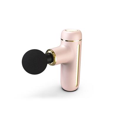 China High Quality 30 Speed 6 LED Touch Screen Body Massage Gun Heat Head Massage Gun Deep Massage Gun for sale