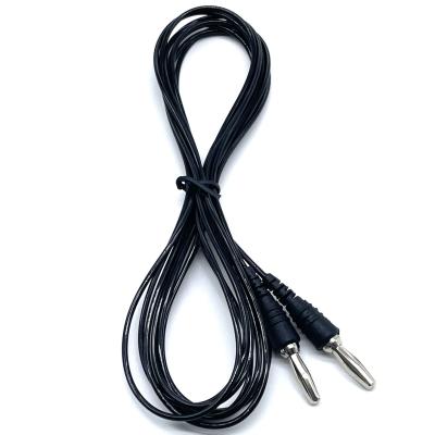 China Conector de alta flexibilidad de plomo de plátano ECG cable médico en venta