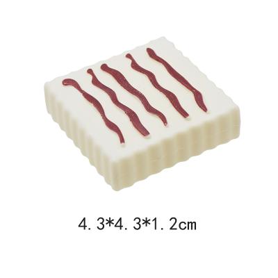 China White Chocolates Biscuit Cake Children's Toys Plastic Chocolate Food Toys Pretend Toys for sale