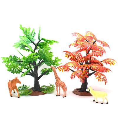 China Best Selling Creative Model Tree Improve Kids Imagination Plastic Tree DIY Toys Educational Toys for sale