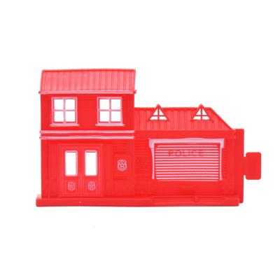 China Plastic High Degree Reduction Plastic Toy Accessories Accessories Fire House Toys For Children for sale