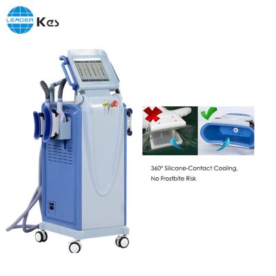 China 4 piezas de mano Cryolipolysis grasa congelación máquina de adelgazamiento para la eliminación de la barbilla doble en venta
