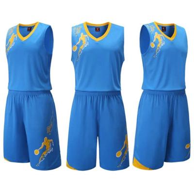 China Wholesale Youth Basketball Jersey Custom Made Men's Tracksuit Mesh Blank Mesh Antibacterial for sale