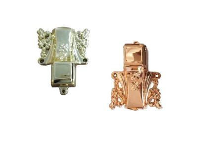 China PP OR ABS Plastic Customized Gold-plating Coffin Parts For Funeral Decoration for sale