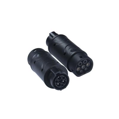 China Wholesale 7kw commercial ev charger adapter SAEJ1772 to IEC62196 electric car charging station converter type 1 to type - 2 32a for sale