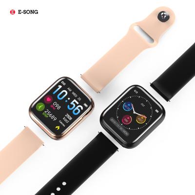 China Touch Screen Radio Mini Smartwatch High Quality Wrist Waterproof Smart Round Watch With Earbuds for sale