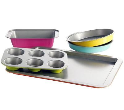 China Sustainable BAKEWARE SET 5PC BAKEWARE SET NON-STICK FOOD SAFE for sale