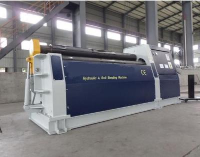 Chine Laminoir de plat de petit pain de la feuille 4, machine à cintrer de 4 rouleaux à vendre