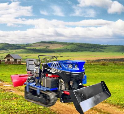 China Der neueste Multifunktions-Multifunktions-Landwirtschafts-Mini-Traktor 35 PS 50 PS 60 PS mit dem besten Preis zu verkaufen