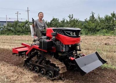 중국 35 HP 로터리 틸러 트랙터에 타기 팜디 랜드 크롤러 트랙 트랙터 판매용