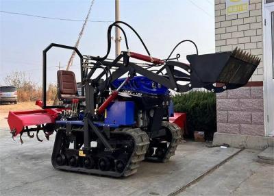 중국 컴팩트 35 hp 크롤러 트랙터 앞 로더 버킷과 함께 농업 장비 판매용