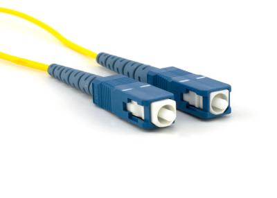 China O remendo da fibra ótica do cabo do remendo do SC LC conduz o revestimento exterior violeta da cor OFNR de 3.0mm à venda