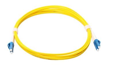 China Manutenção programada 9/125 LC à palavra simples do conector do LC/cabo de remendo frente e verso da fibra ótica à venda