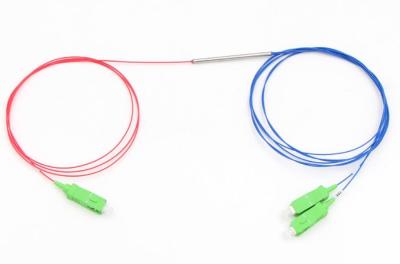 Китай Splitter оптического волокна OEM 1X2 FBT однорежимный для сетей CATV продается