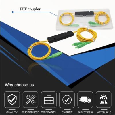 Китай Нога волокна трубки 2,0 Splitter 1310/1550nm муфты SM FBT OEM стальная/3.0mm продается