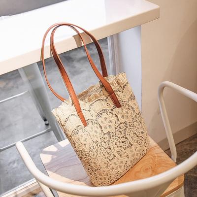China Fashion New Arrival Wholesale Fashion Lady Tote Bag Lace Shoulder Bag for sale