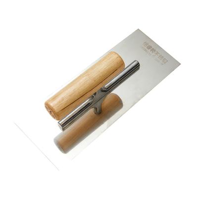 China SQUARE Handle Brickaying Stainless Steel Wooden Trowels for sale