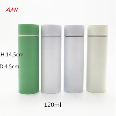 China Mini Pocket Viable Stainless Steel Tumbler Insulated Vacuum Bottle With Lean Small 4oz 120ml Water Bottle for sale