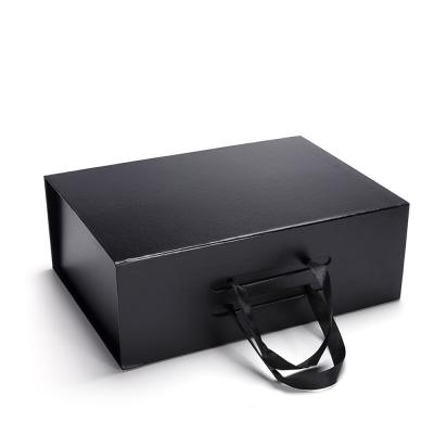 China Recyclable Custom Cosmetics Box Cardboard Suitcase Gift Box Women's Folding Paper Packaging Package Gray Board Packaging for sale