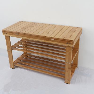 China Custom Simple Designs Adjustable Shoe Racks Organizer Space Saving Solid Wooden Shoe Rack Cabinet For Home for sale
