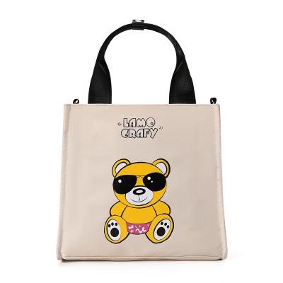 China New cartoon ladies One-shoulder mom multifunctional separation storage bag decompression backpack portable cute portable milk back bag for sale