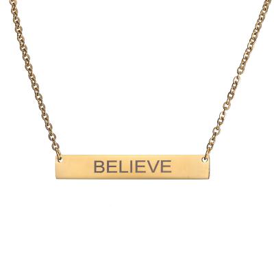 China Hot Sales Stainless Steel Jewelry Adjustable Stainless Steel Nameplate Custom Bangle Gold Plated For Unisex for sale