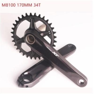 China Original SHIMANO M8100 1X12 Speed 170/175mm Crankset 32T 34T 36T MTB Bike Bicycle No BB Bicycle Accessories for sale