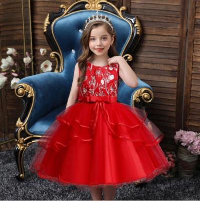 China Wholesale New JL00004 Girls Princess Dress Halloween Children's Skirts Breathable Stain Girls Performance Dress for sale