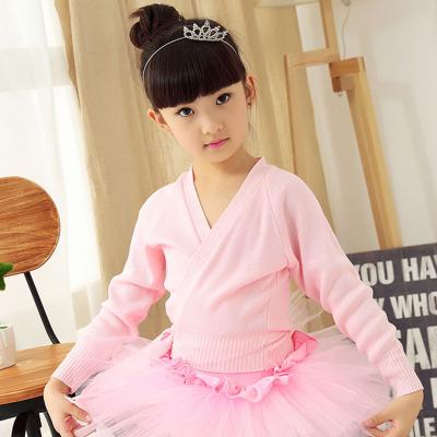 China Kid QUICK DRY Sweater Long Sleeve Wrap Around Waist Dance Dancer Tights for sale