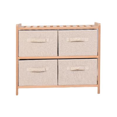 China Luxury Nonwoven Storage Drawers Durable Top Selling Wooden Cabinet For Home for sale