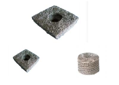 China Vrachtwagen die de Gebreide Wasmachine van de de Geluiddemperbevochtiging van Mesh Filter SS304 1L 40mm 50mm 60mm 80mm filtreren Te koop