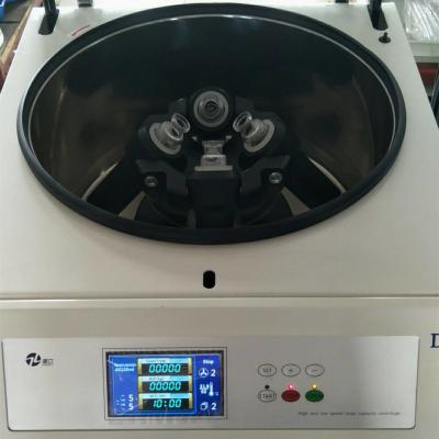 China LCD Floor Standing Centrifuge Swing Out Rotor Oil Test Microcomputer low speed centrifuge machine for sale