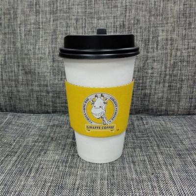 Китай Рукав Принтабле 8оз бумажного стаканчика кофе подгонял простое легкое для того чтобы заполнить дизайн продается