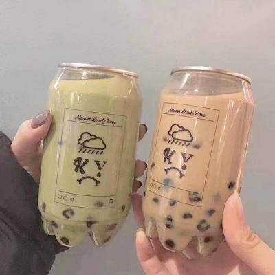 China la bebida plástica 330ml embotella las latas para durabilidad de la claridad del té de Boba la alta en venta