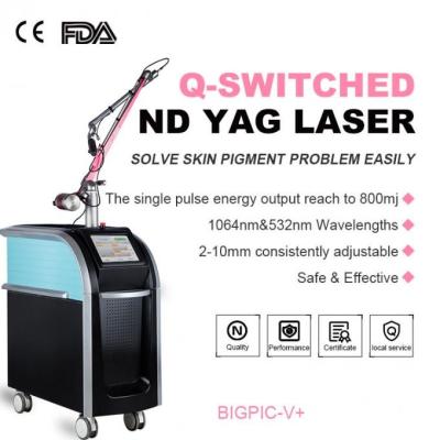 Cina rimozione 1Hz 2Hz 5Hz 10Hz del tatuaggio della macchina del laser di 300ps in vendita