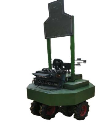 China High Speed Outdoor Mobile Trackless Mobile Target Robot Target Shooting 4WD Motion Target Shooting Target for sale