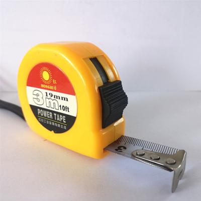 China New ABS with Construction Tools Stainless Steel Tape Belt Rubber Coating Retractable Metric Measuring Clip in Handbags Clips Tape Measure for sale