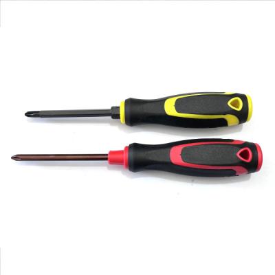 China High quality plastic large handle dual function screwdriver for removing screw for sale