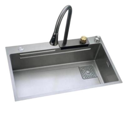 China With 2023 Faucet Factory Kitchen Sink Portable Stainless Steel Sink Handmade for sale