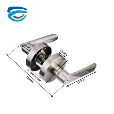 China Safe Entrance Handle Door Lock Zinc Alloy Tubular Door Lock for sale