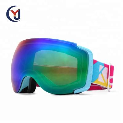 China Manufacturer custom uv400 anti fog polarized snow goggles for skiing for sale
