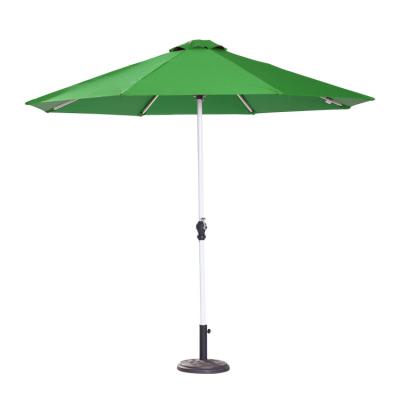 China Modern Aluminum-made Polyester UV-anti Windproof Sun Umbrella Garden Umbrella Outdoor Beach Hotel for sale