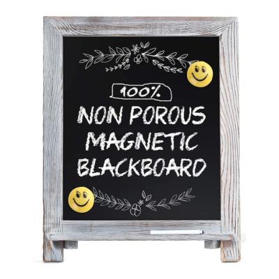 China Eco-Freindly Strong Durable Convenient Decorative Wooden Table Top or Wall Hanging Display Chalkboard for sale