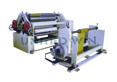 China Double Arm Adhesive Tape Slitting Rewinding Making Machine 120M/Min for sale