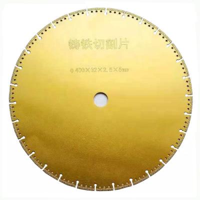 China Efficiency and Durable 350mm 400mm Vacuum Brazed Diamond Saw Blade for Cutting Various Stones Competitive Stone Tools for sale
