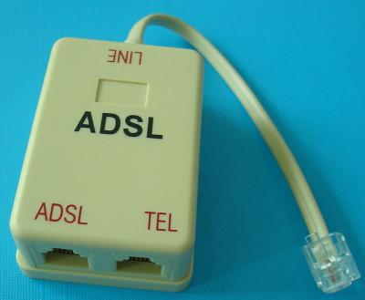 China Hot Sale Computer Dual Access ADSL ADSL 2 Integrated Line Telephone Splitter For Telephone Modem for sale