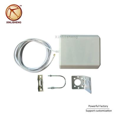 China 14dBi 2.4g outdoor directional wifi 4G wall mounted antenna with L support L210*W180*H45MM for sale