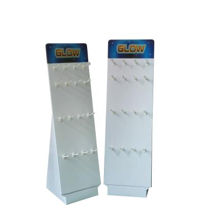 China Eco-friendly Multi-Function Easy Installation Removable Foldable Cardboard Hook Viable Custom Display Box for sale