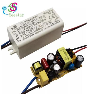 China Seestar 8W-12W outdoor wall light led driver for wall light flicker free with new ERP TUV for sale